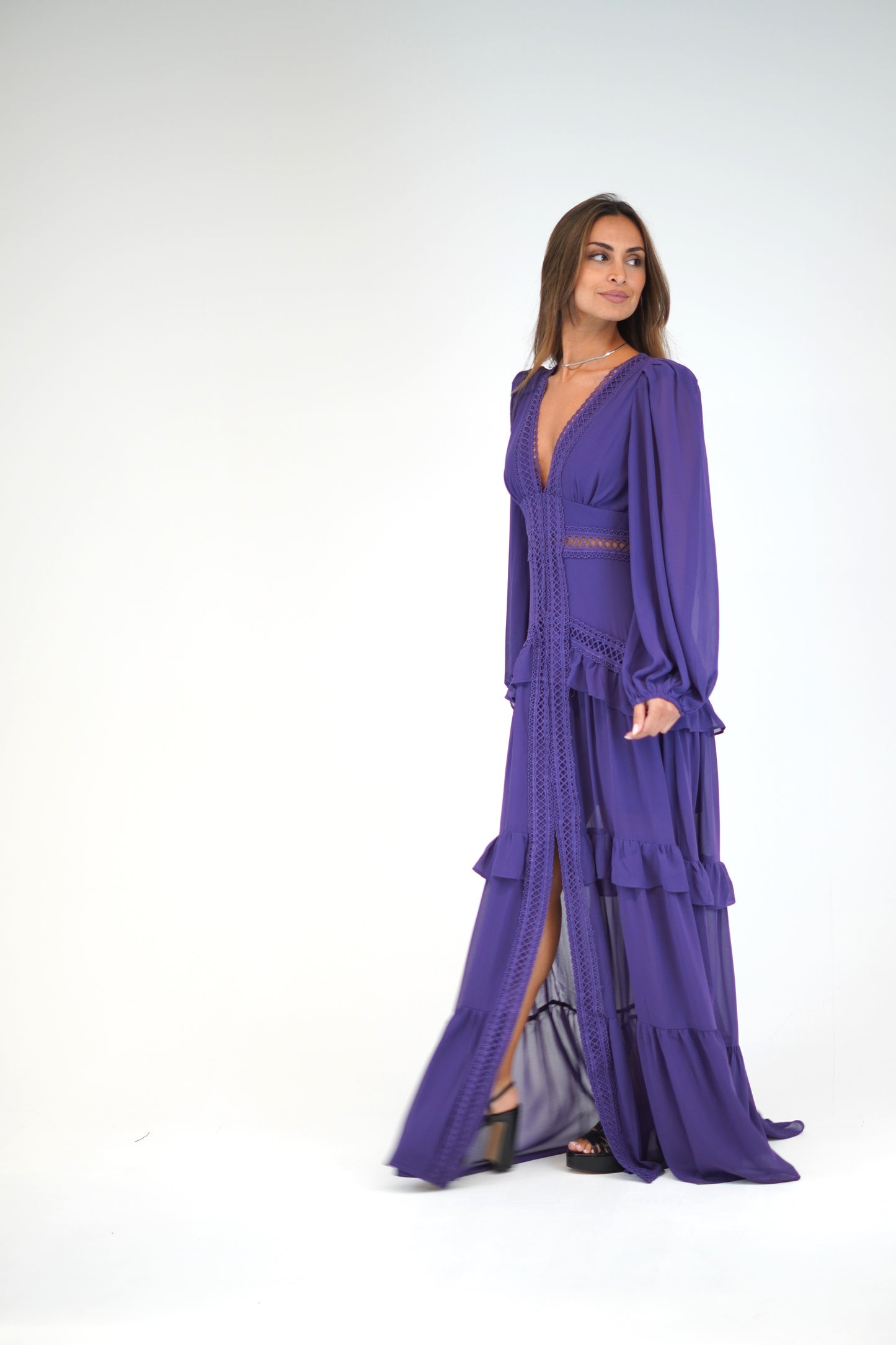Vestido Grego Roxo