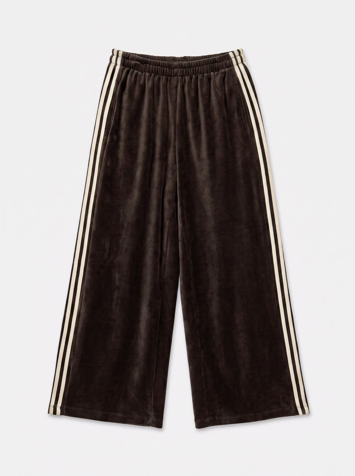 Jogger de veludo Castanho