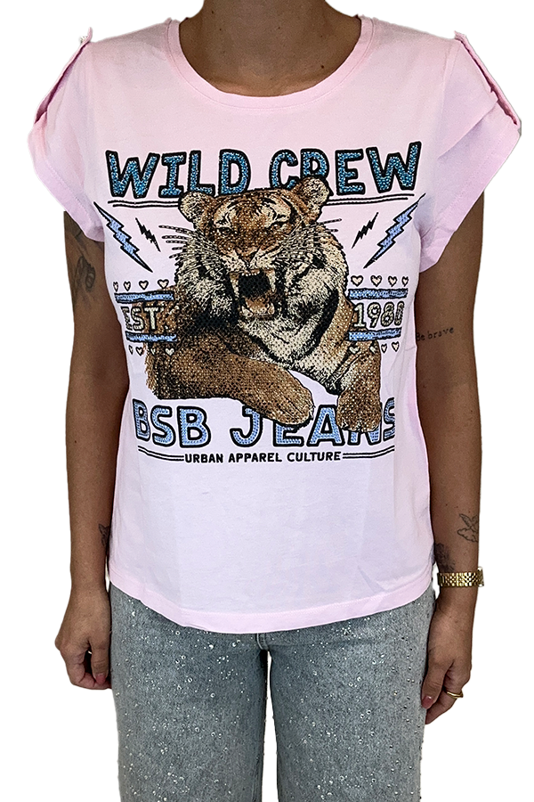 T-shirt BSB Jeans Rosa