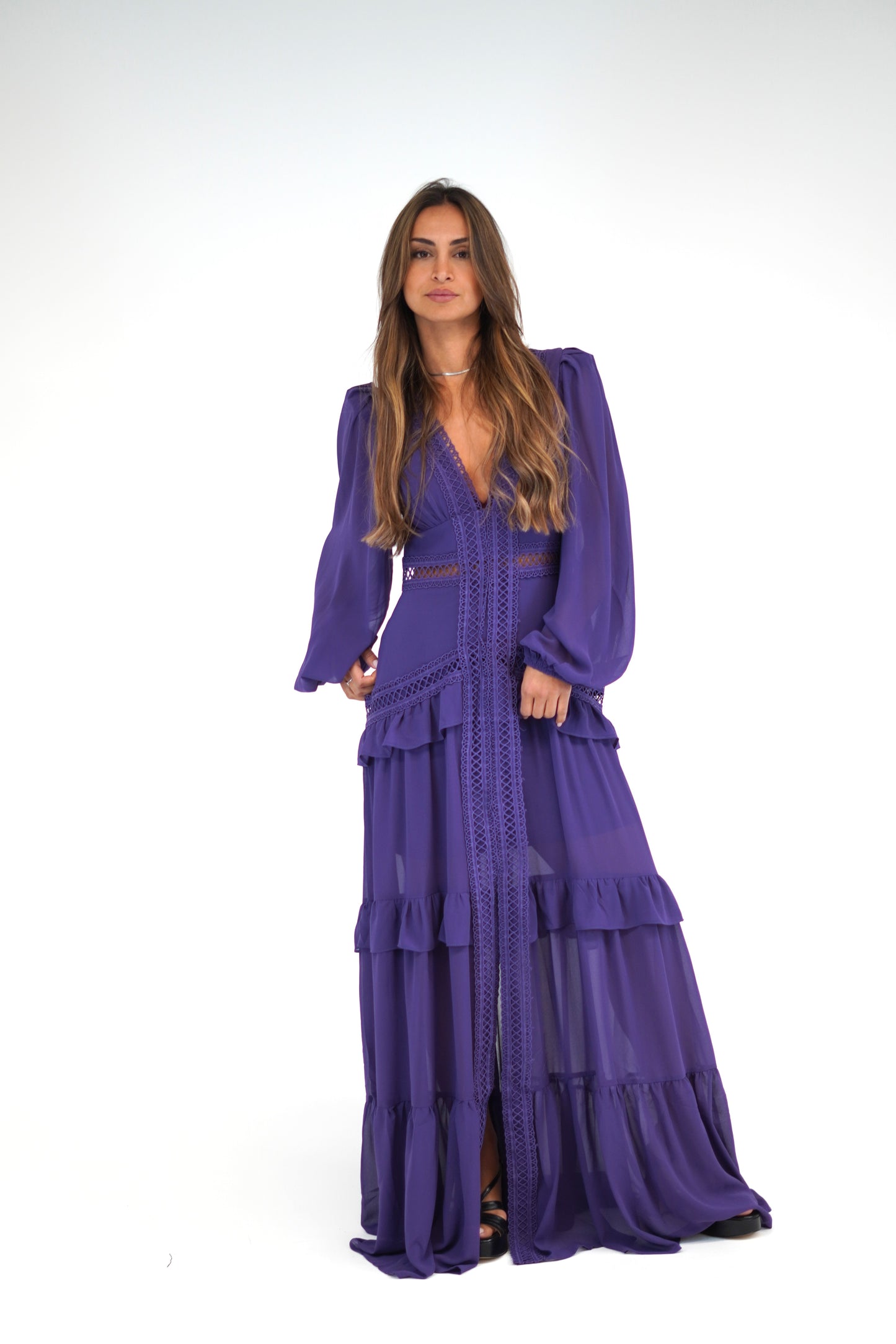 Vestido Grego Roxo