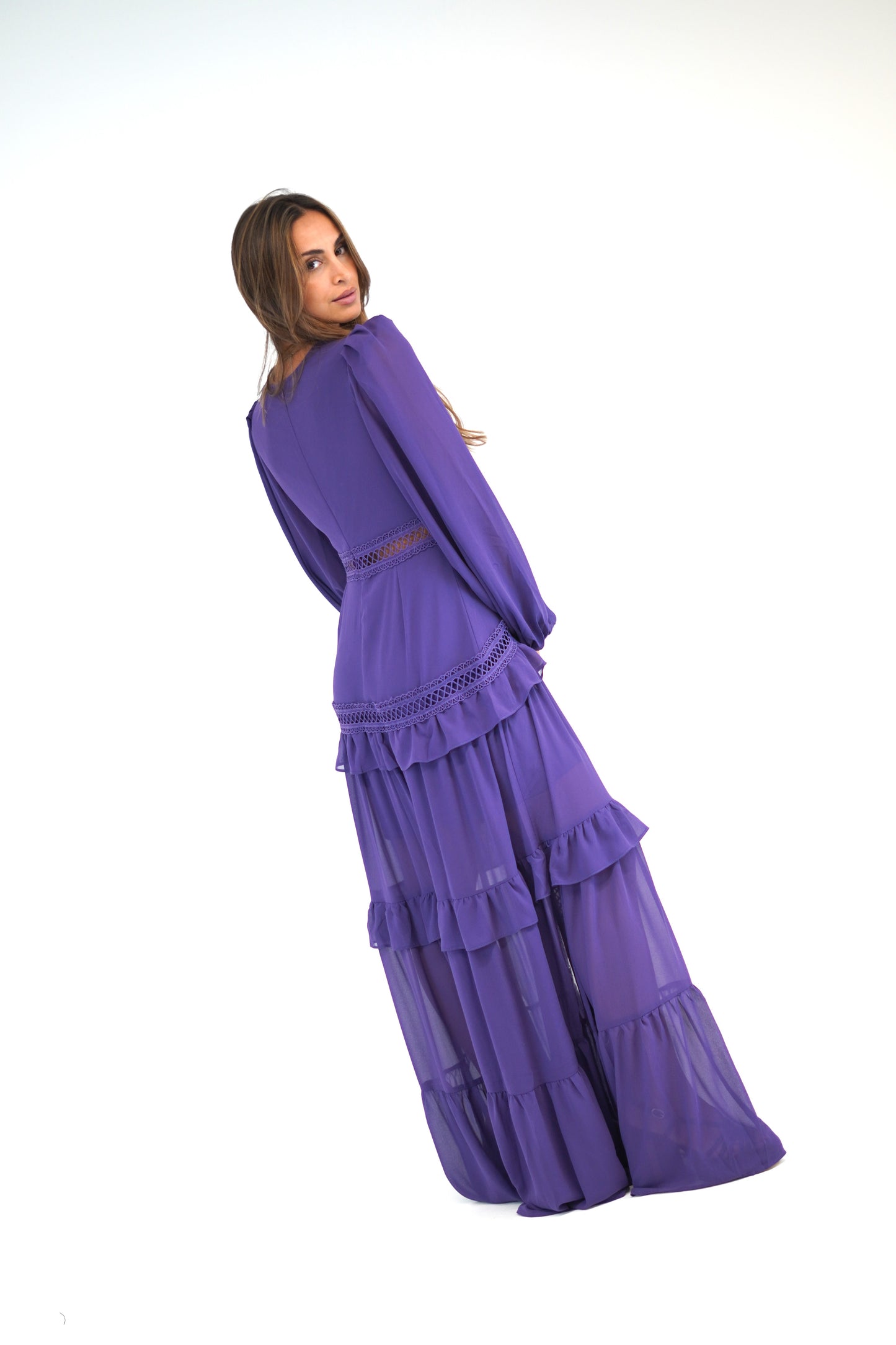 Vestido Grego Roxo