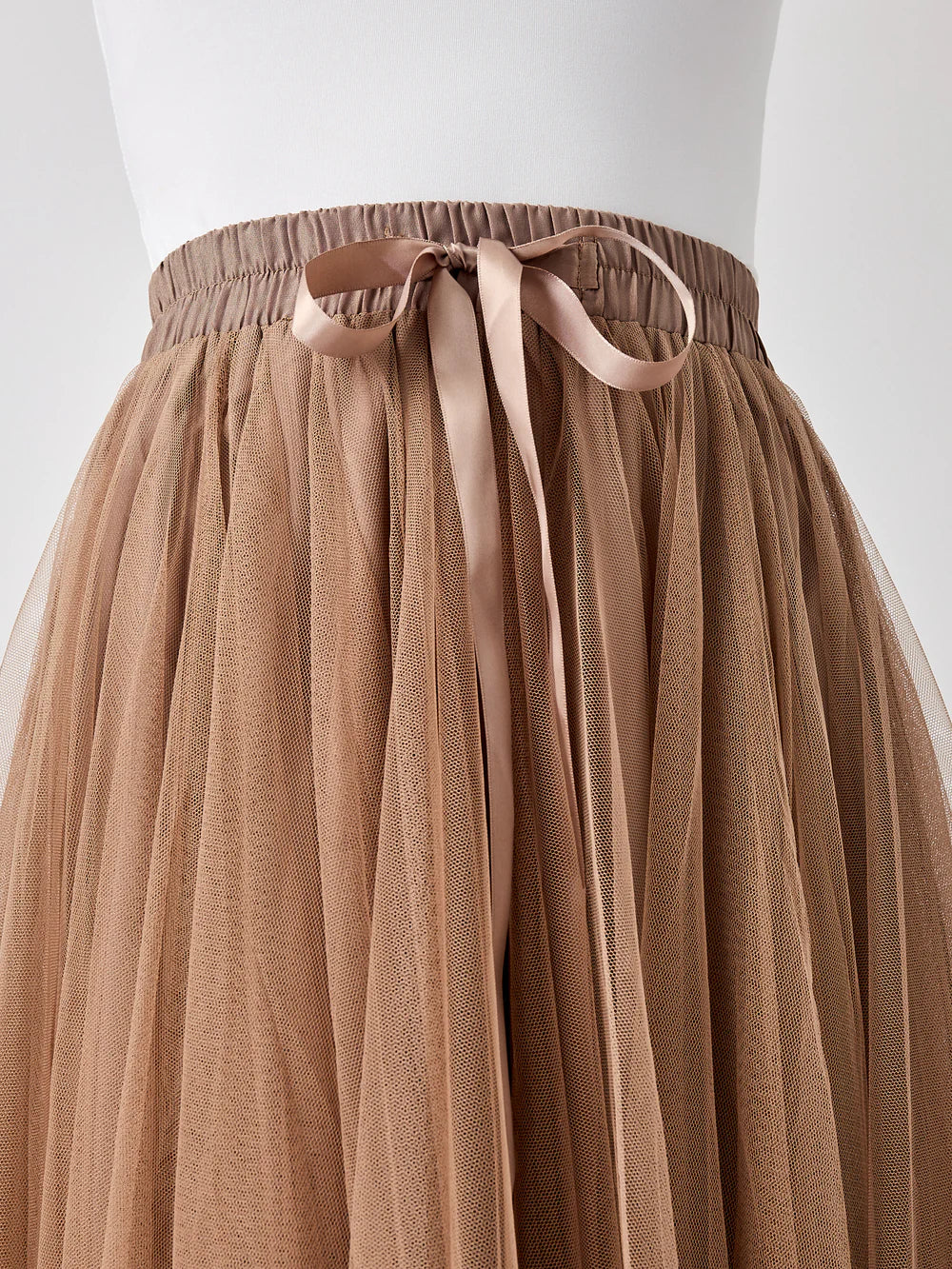Saia tule Taupe