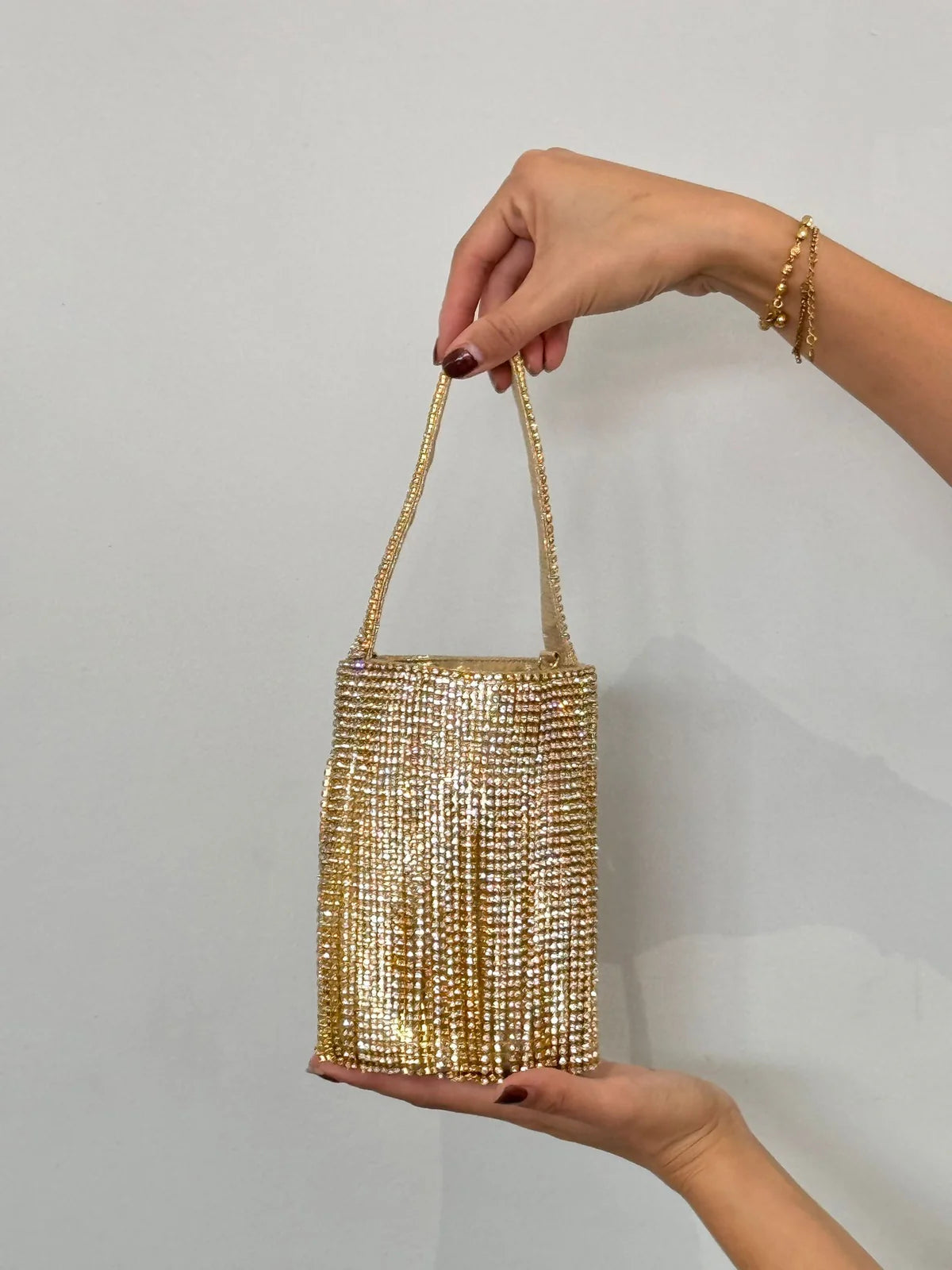 Clutch com brilhantes