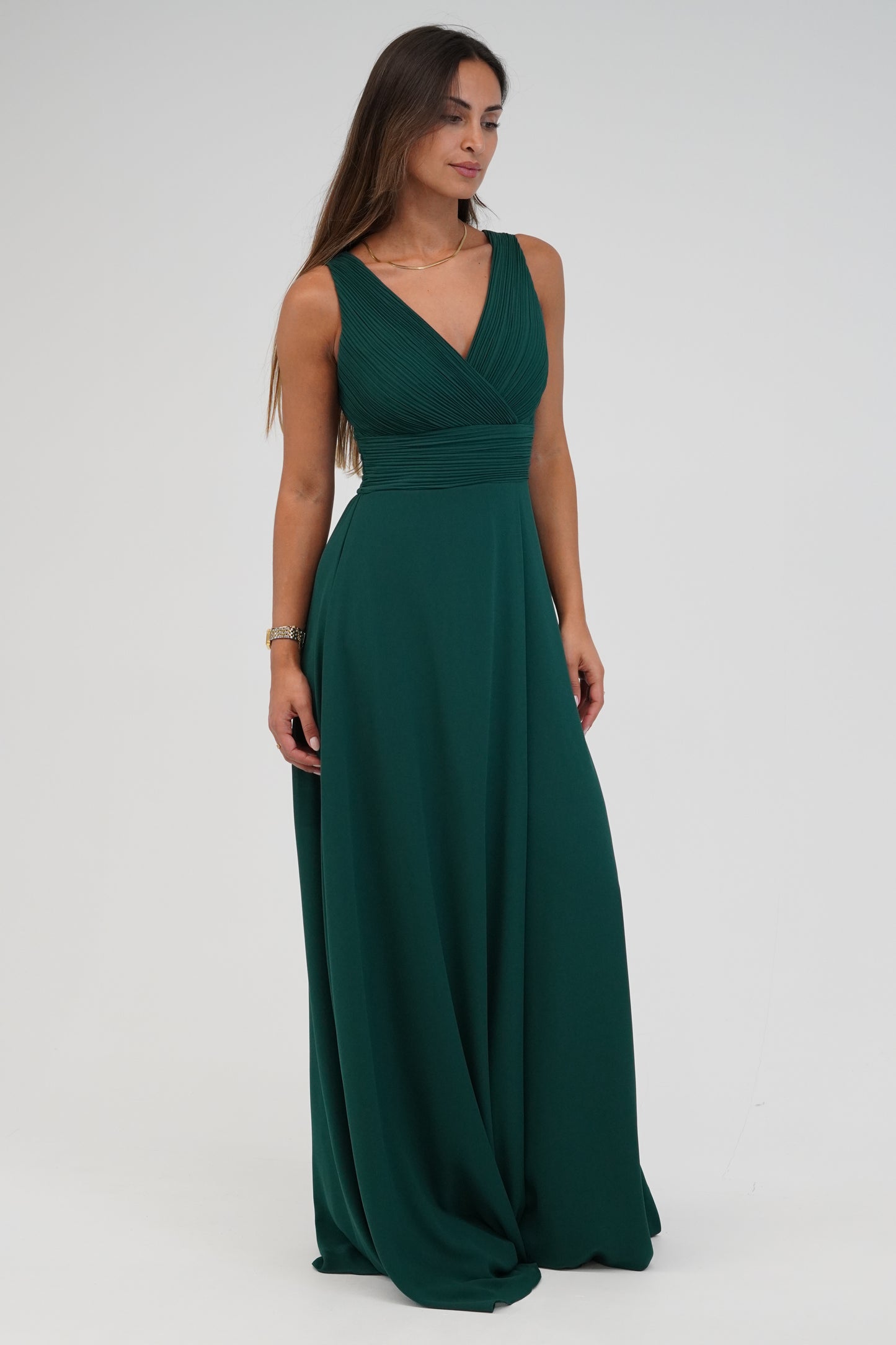 Vestido comprido Verde escuro