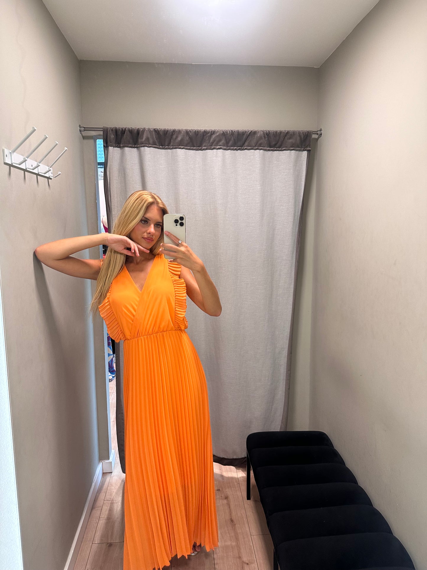 Vestido Laura laranja