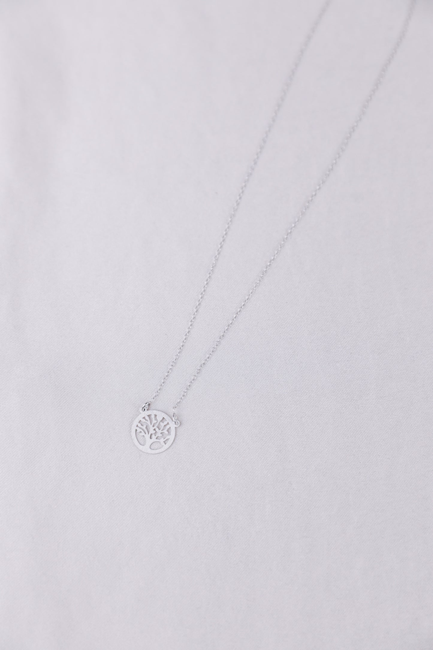 Fio medalha com duas argolas | árvore da vida