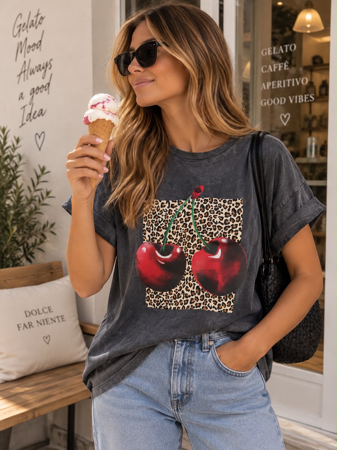 T-shirt Cerejas