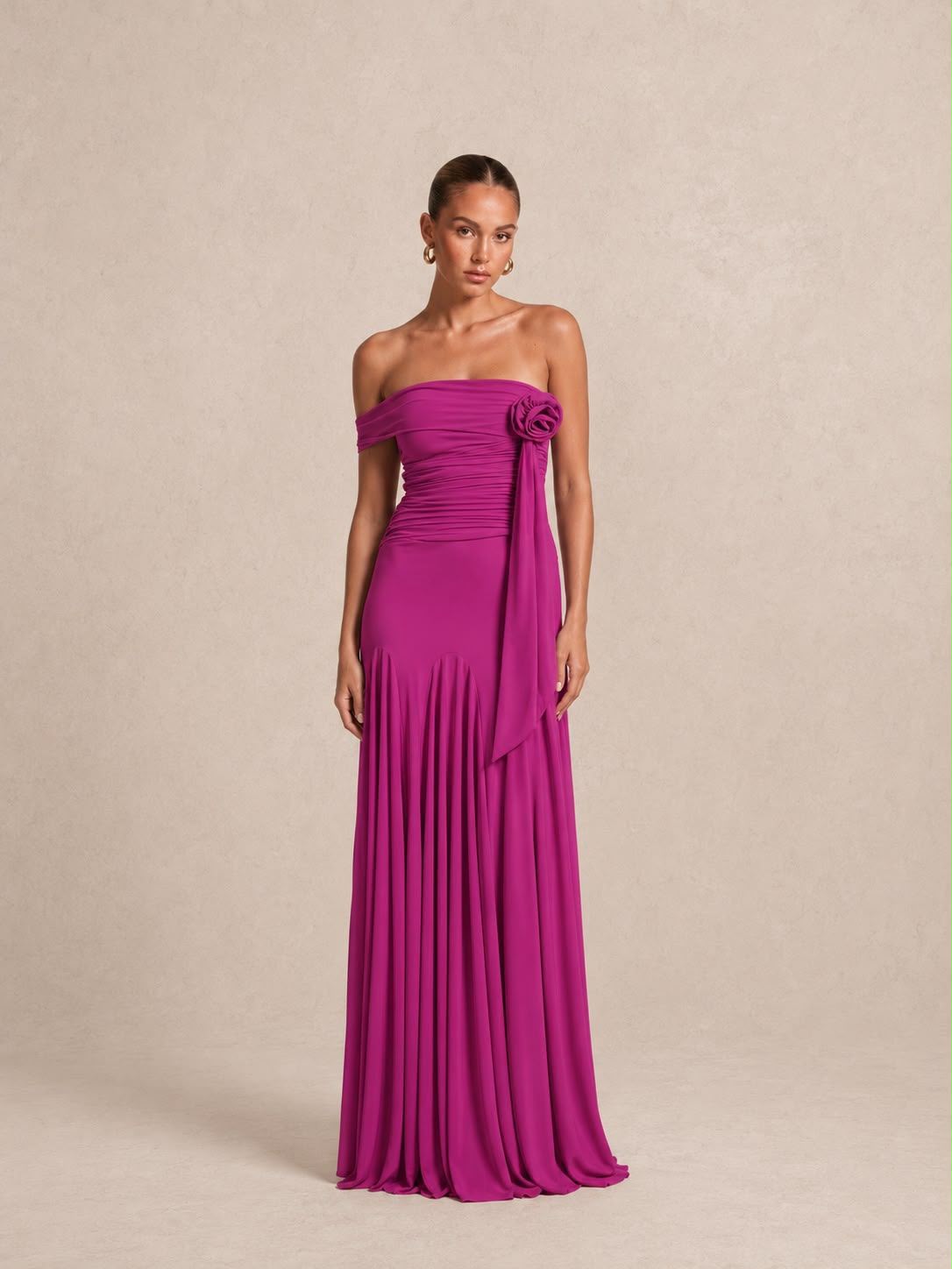Vestido Mira Rosa Fúscia