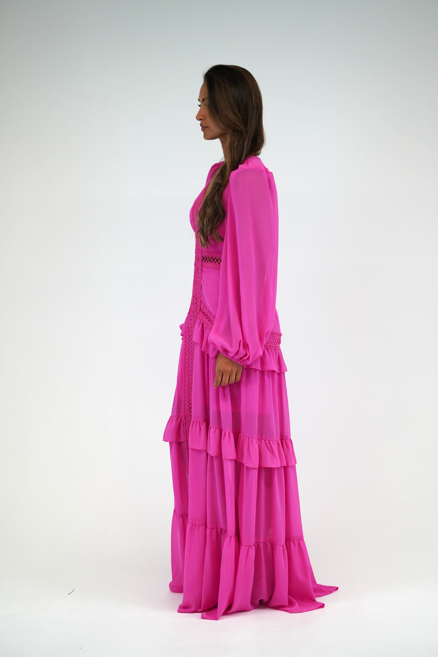 Vestido Grego Rosa