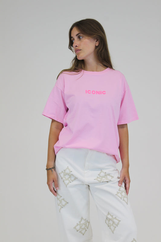 T-shirt Iconic Rosa