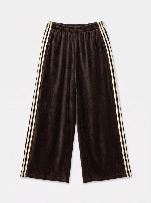 Jogger de veludo Castanho