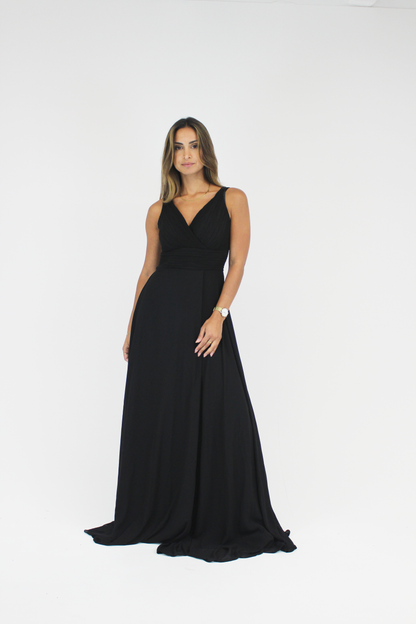 Vestido comprido Preto