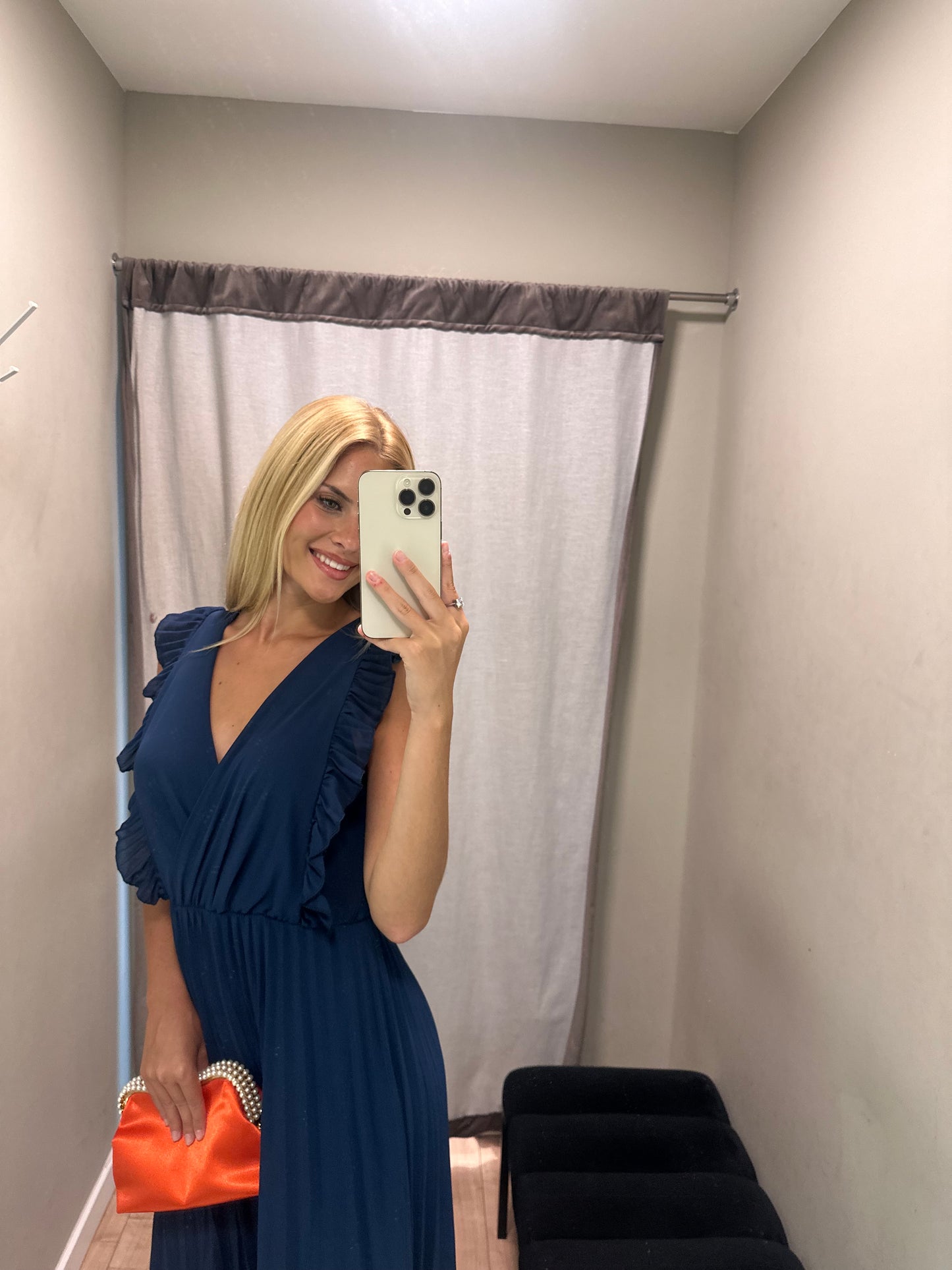 Vestido Laura Petróleo