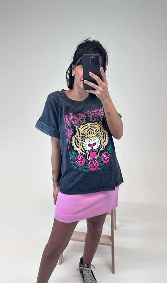 "Stay true" graphic t-shirt