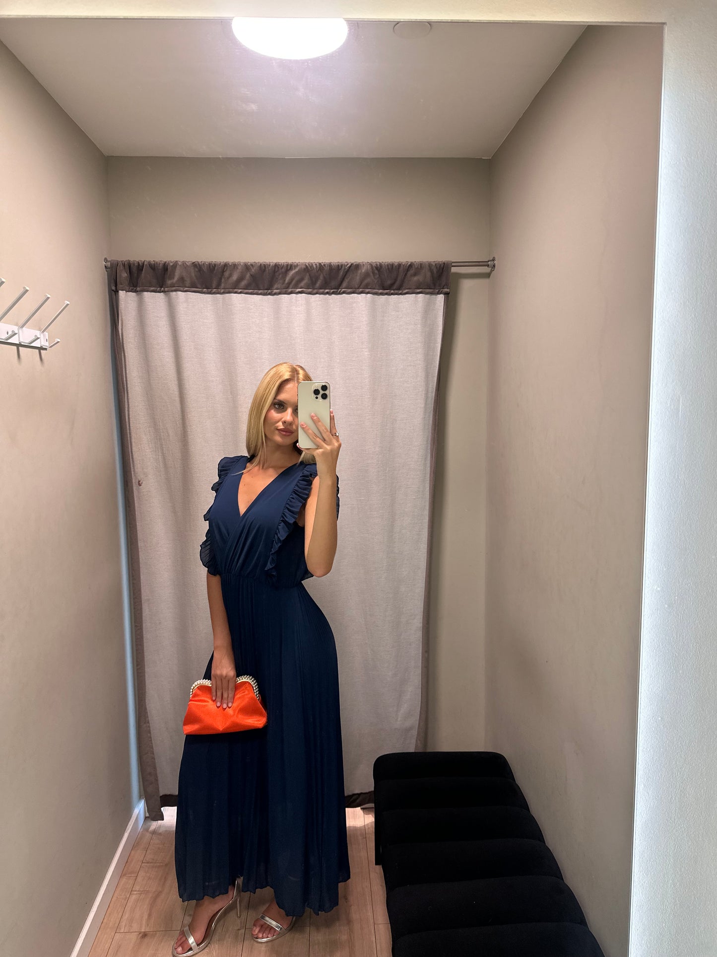 Vestido Laura Petróleo