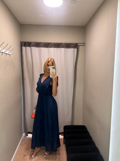 Vestido Laura Petróleo