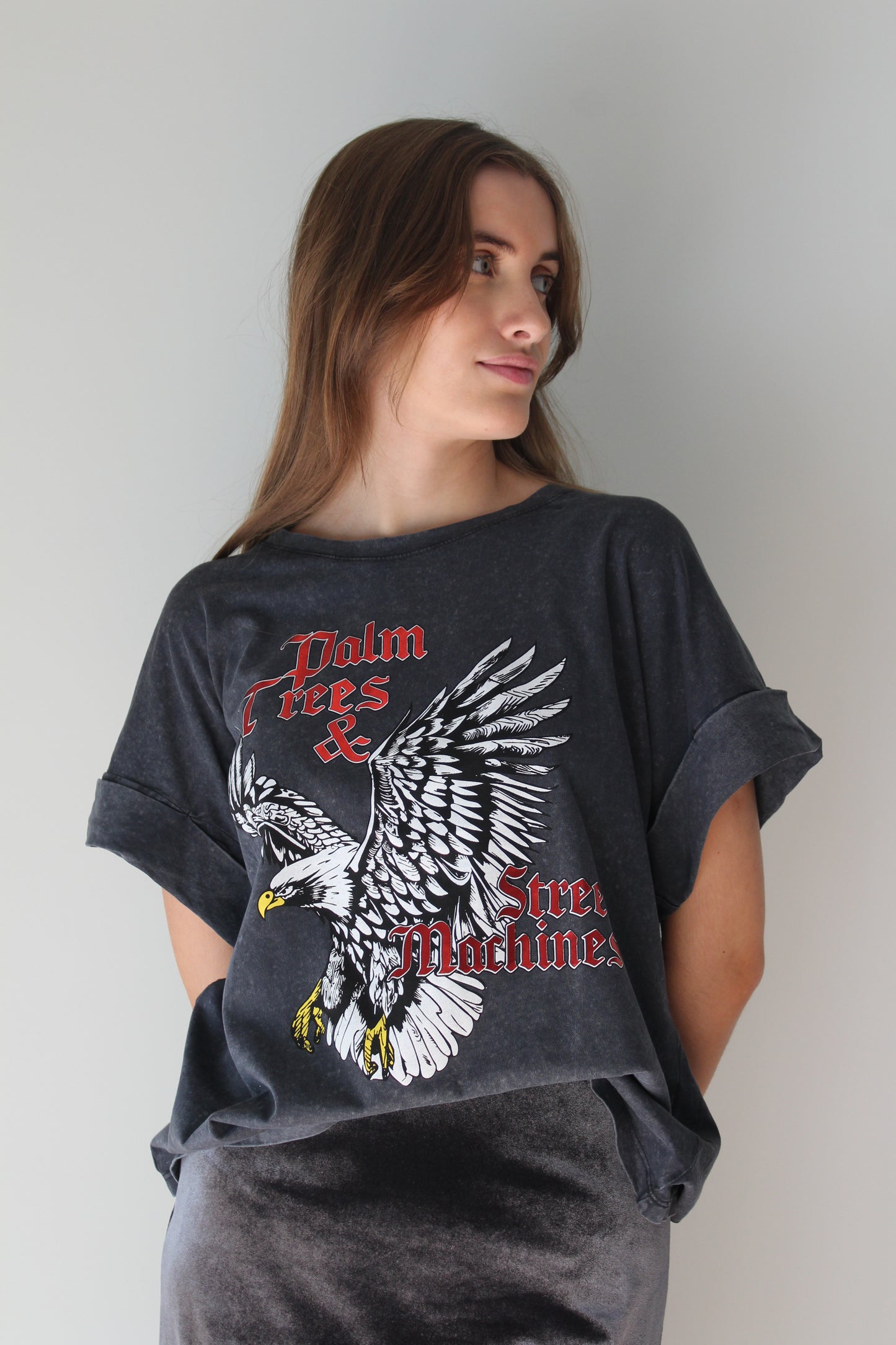 T-shirt gráfica "Palm trees"