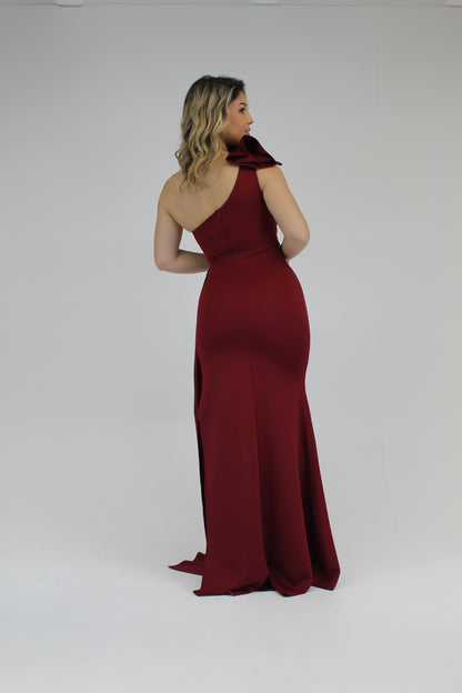 Vestido Angel Bordeaux