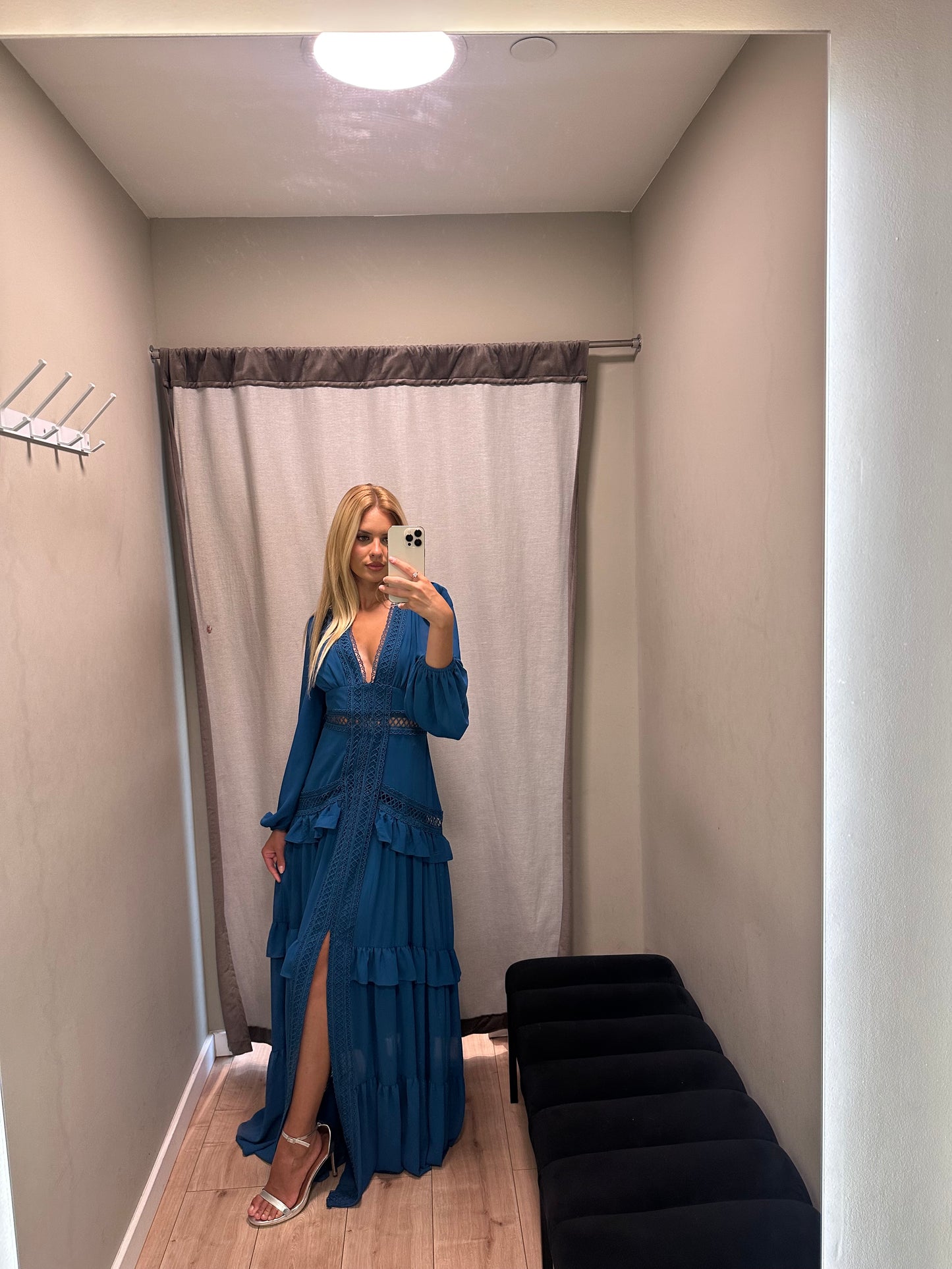 Vestido Grego Petróleo