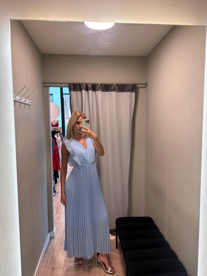 Vestido Laura Azul Claro