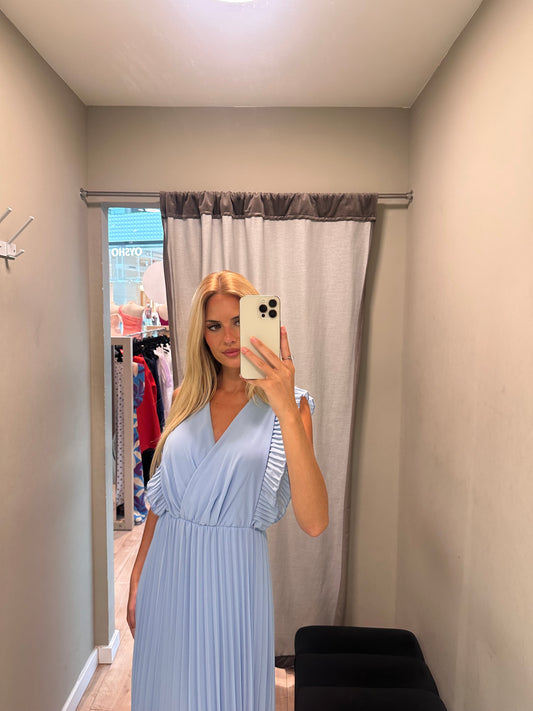 Vestido Laura Azul Claro