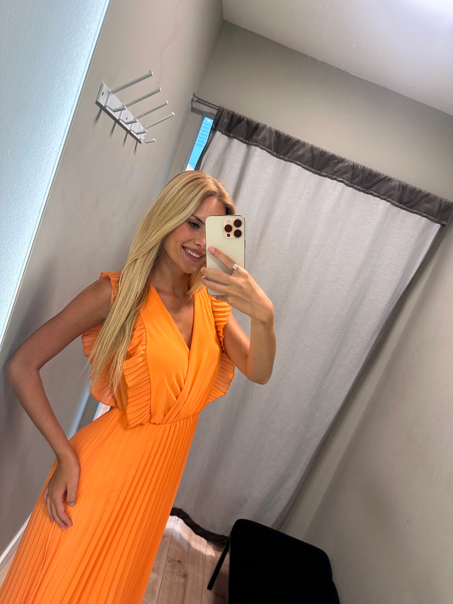 Vestido Laura laranja