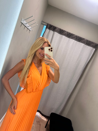 Vestido Laura laranja