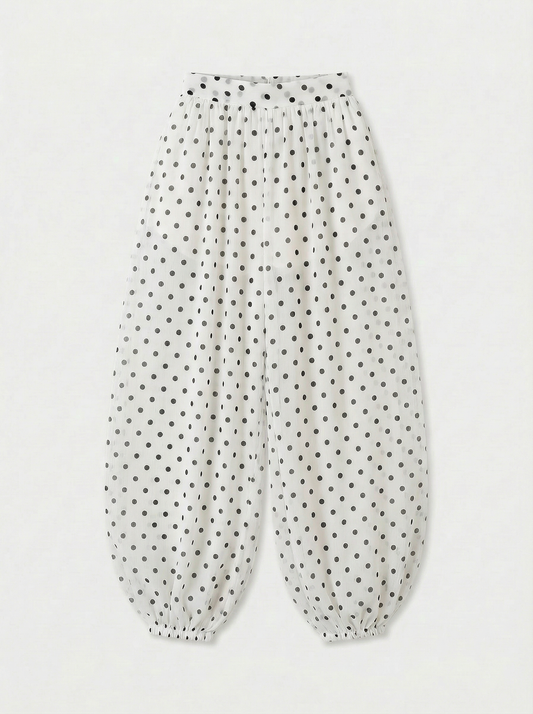 Calças Polka-dots