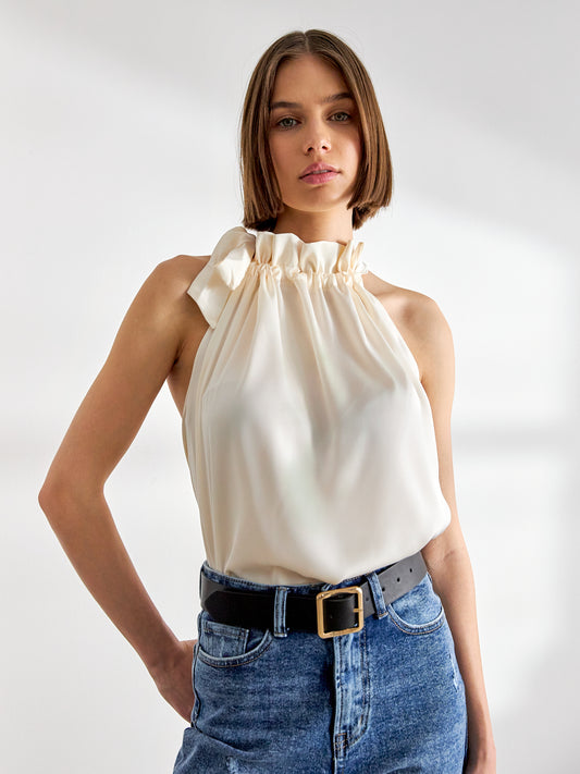 Top decote halter