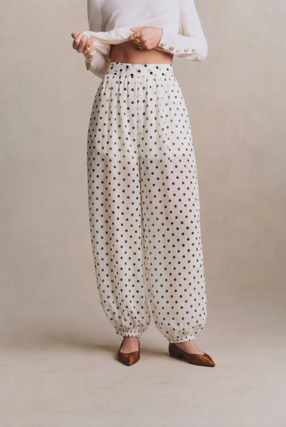 Calças Polka-dots