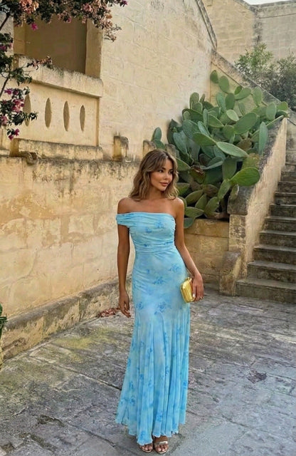 Vestido Jersey Azul