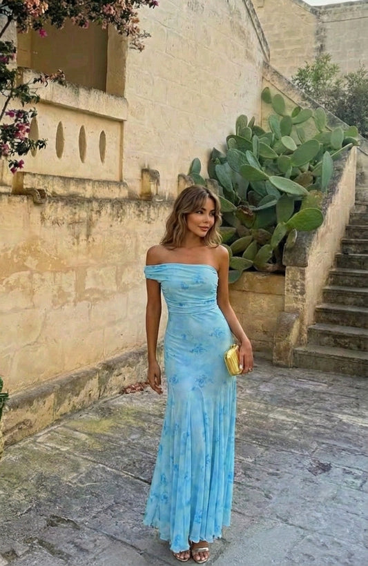 Vestido Jersey Azul