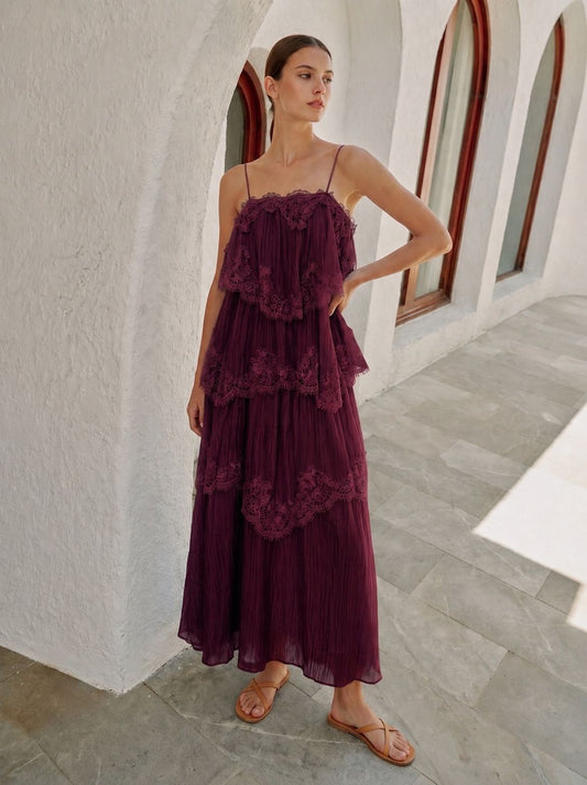 Vestido Soul Bordeaux