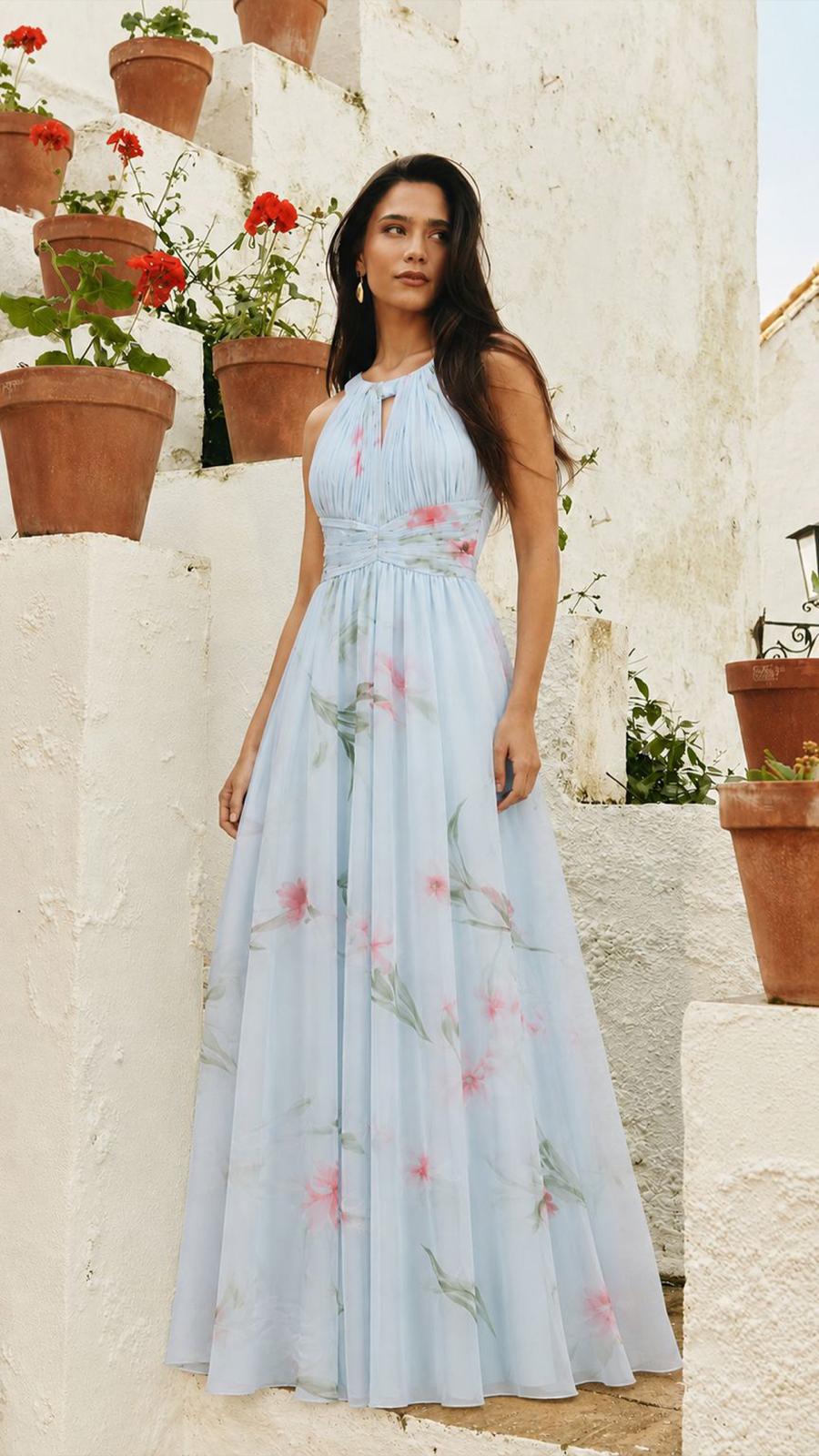 Vestido Diana Azul