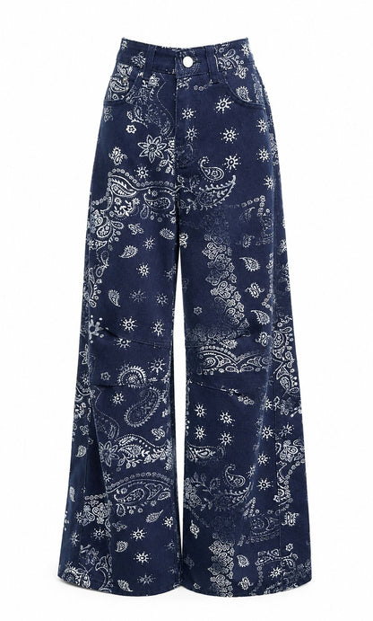 Calças Bandana Azuis
