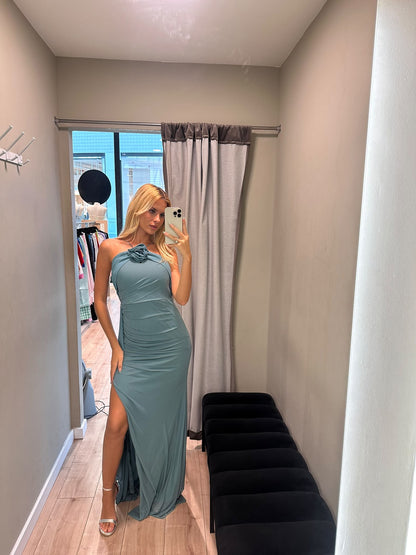 Vestido Luiza Turquesa