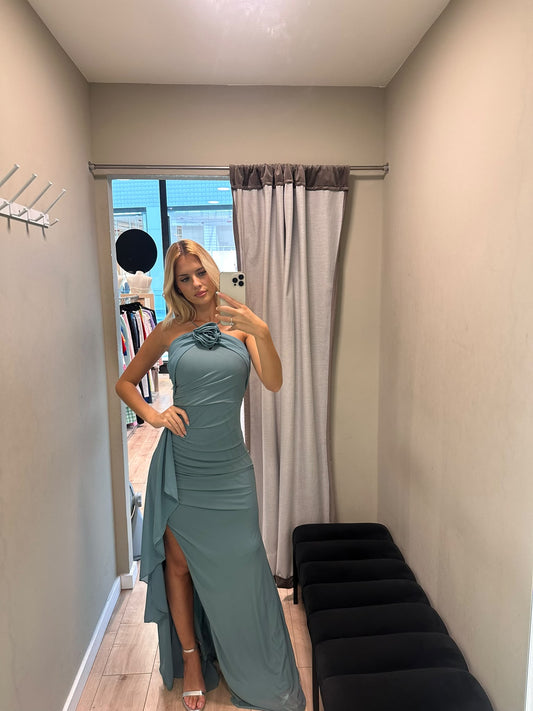 Vestido Luiza Turquesa