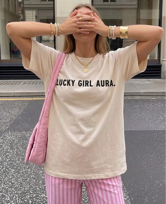 T-shirt Lucky Girl Aura