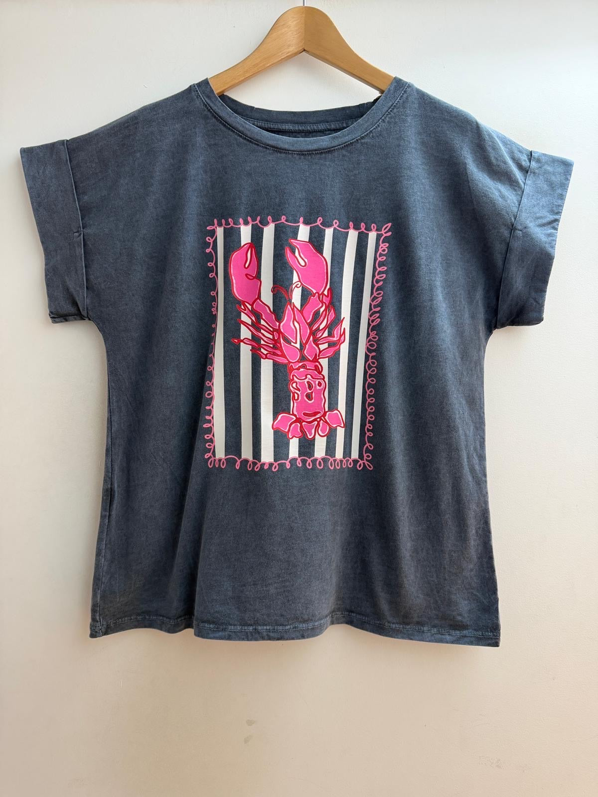 T-shirt Lobster rosa