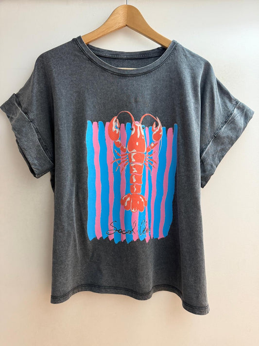 T-shirt Lobster Laranja